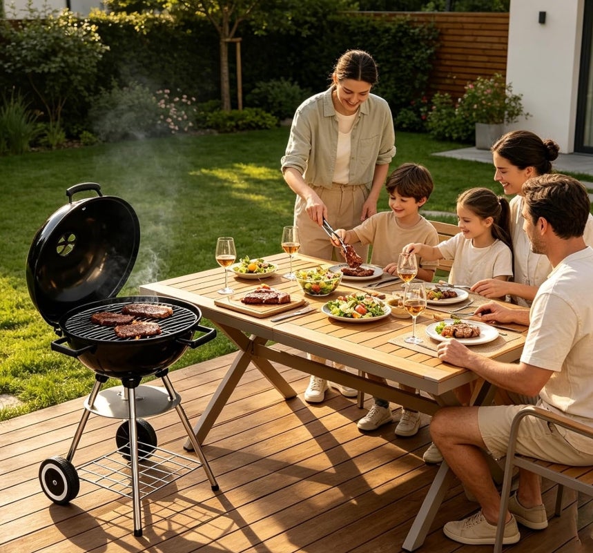 LQWELL Holzkohlegrill - Jetzt auf Amazon!