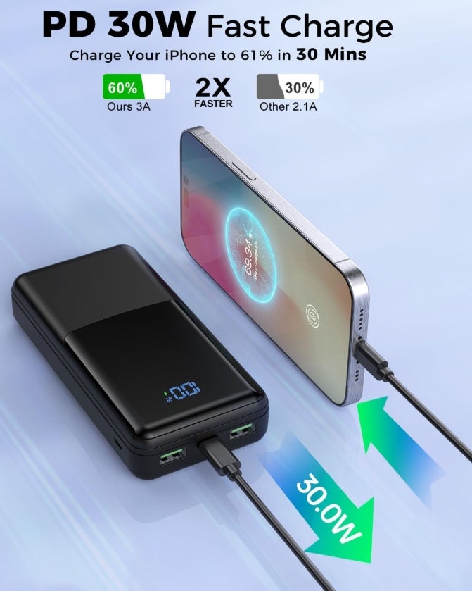 Power Bank 27000 mAh  - Jetzt auf Amazon!