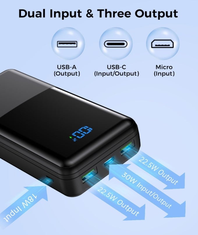 Power Bank 27000 mAh  - Jetzt auf Amazon!