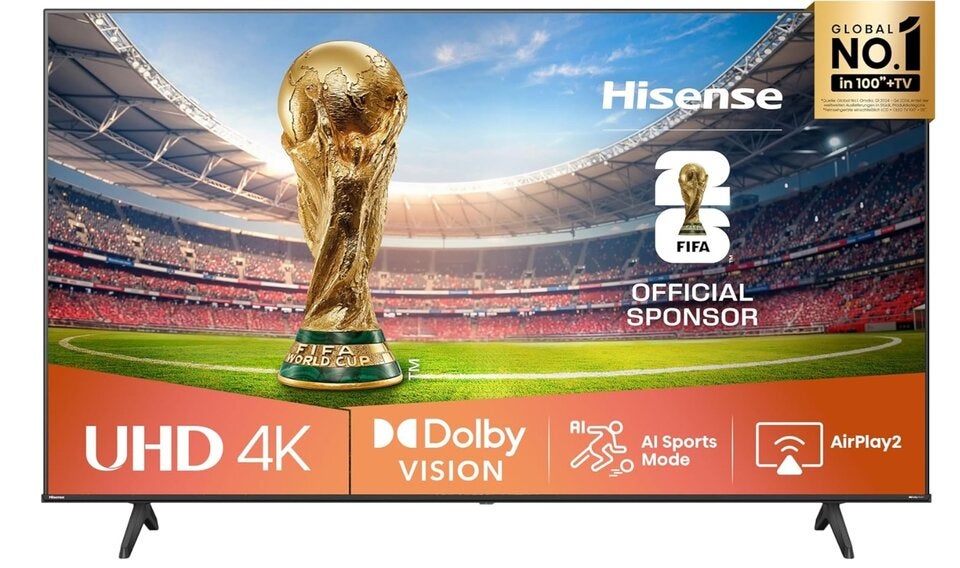 Hisense 65E6NT 164cm (65 Zoll) Fernseher, 4K UHD Smart TV, Precision Colour 