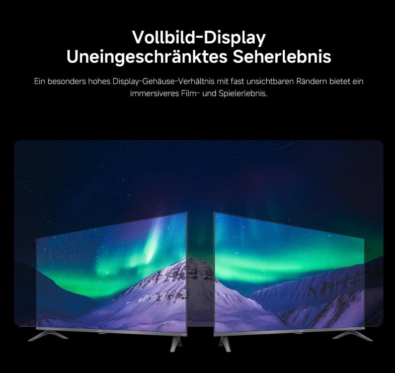 Xiaomi TV F Pro 32, 32 Zoll (81 cm), QLED, Smart TV, Fire OS7, Triple Tuner DVB-C/S/S2/T/T2,Dolby Audio™ 