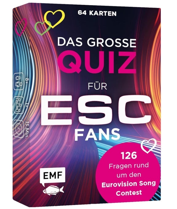 Kartenspiel: Das große Quiz für ESC-Fans: 126 Fragen rund um den Eurovision Song Contest