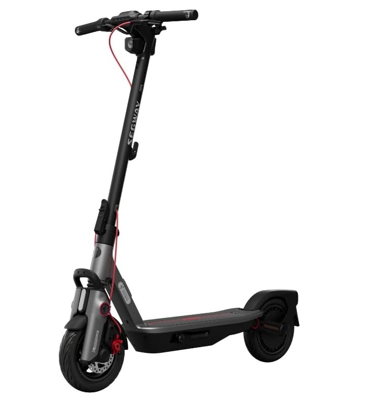 Segway-Ninebot F3 D, E-Scooter mit Straßenzulassung für Erwachsene, 70km Reichweite im Eco-Modus, 120kg Tragfähigkeit, doppelte hydraulische Federung, Smart Display, Schwarz 