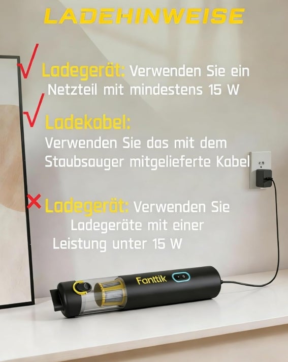 Fanttik Slim V8 APEX Akku-Autostaubsauger - Jetzt im Amazon-Angebot!