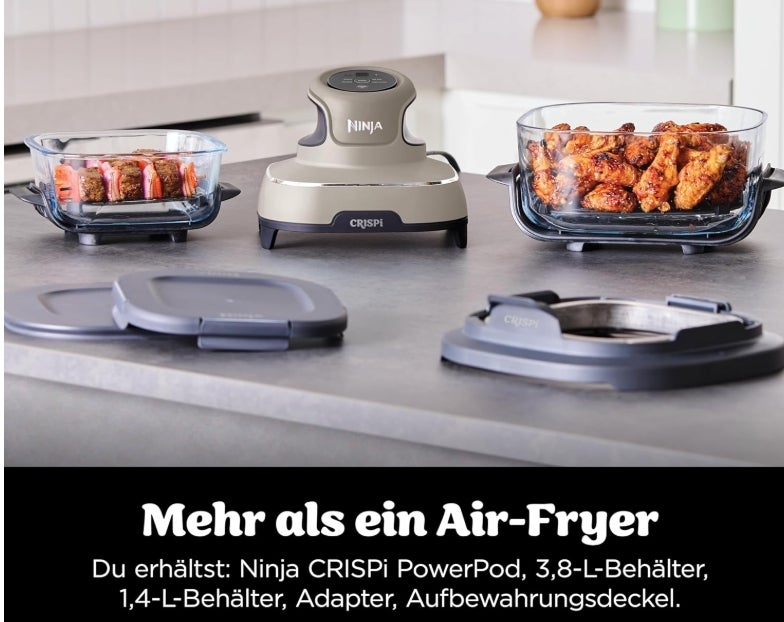 Ninja CRISPi Tragbare Air Fryer Heißluftfritteuse - Jetzt auf Amazon!