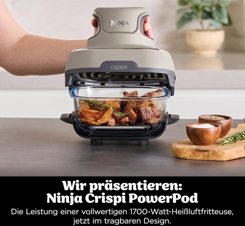 Ninja CRISPi Tragbare Air Fryer Heißluftfritteuse - Jetzt auf Amazon!