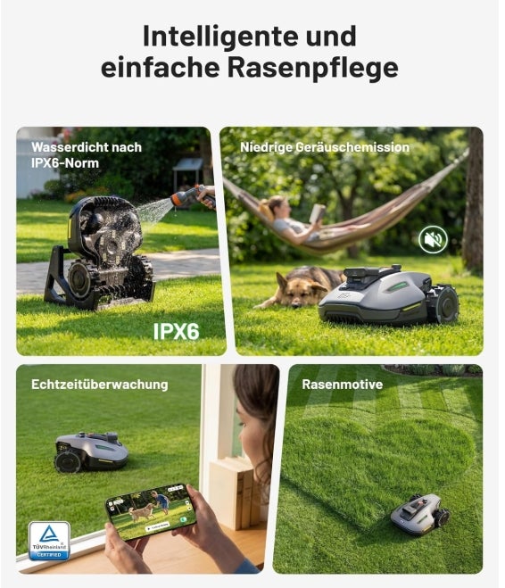 MAMMOTION YUKA mini 2 500 Mähroboter ohne Begrenzungskabel