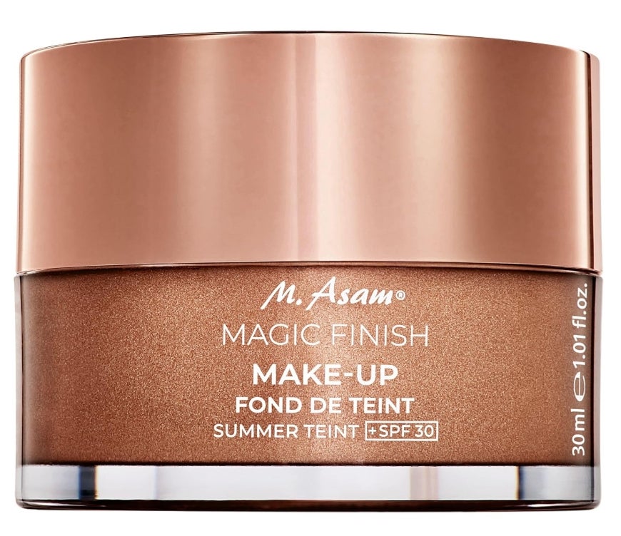 M. Asam Magic Finish Summer Teint Mit LSF 30 (30ml), 4-in-1 Primer, Make up, Puder & Concealer, Kaschiert, Gleicht Aus, Verschönert & Perfektioniert Deinen - Für Gebräunte Haut, vegan 
