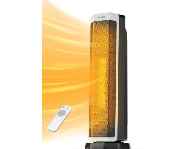 PELONIS Elektrischer Heizlüfter 2000W mit Fernbedienung 