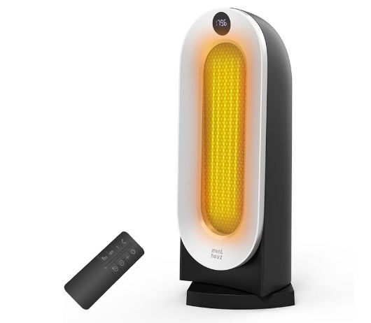 Minthouz Heizlüfter Energiesparend, 2000W Heizlüfter Leise, 3 Heizstufen für Zuhause mit ECO Modus 