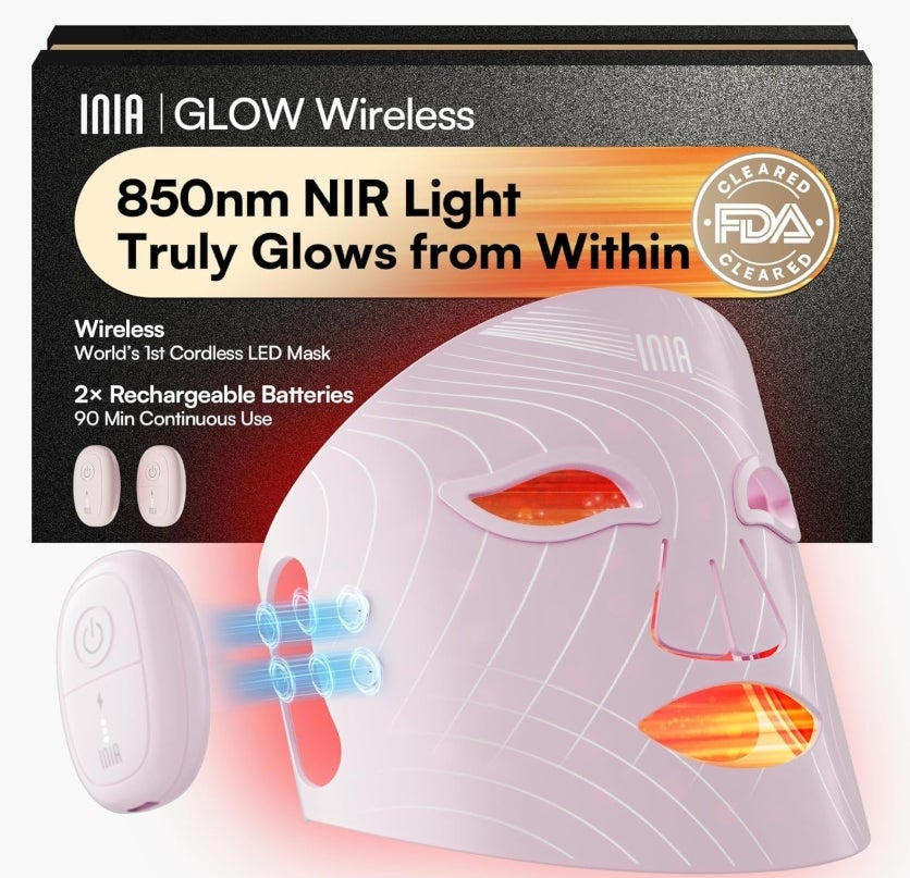 INIA Glow Kabellose LED Gesichtsmaske 
