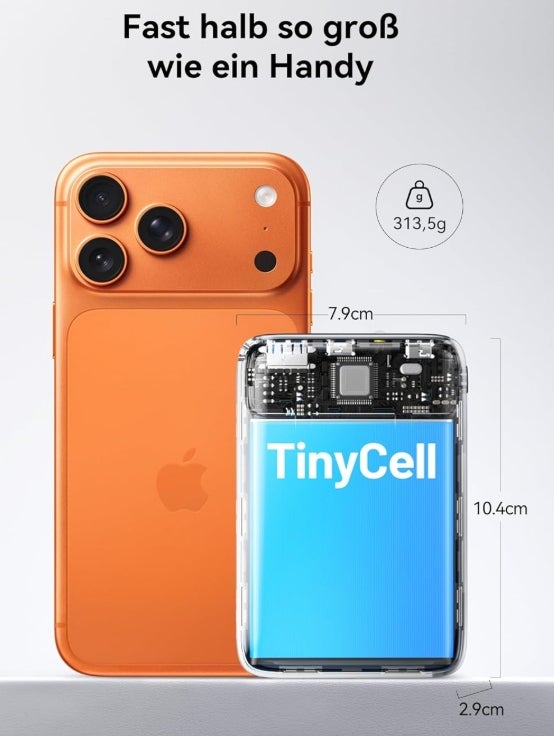 INIU Power Bank, Ultra Klein 20000mAh 22.5W Schnellladefunktion Power Bank iPhone, Mini Externe Handyakkus, Flugtauglich, Reise-Essential, Klein Aber Stark für iPhone 17 16 Pro, Samsung S25, iPad etc.