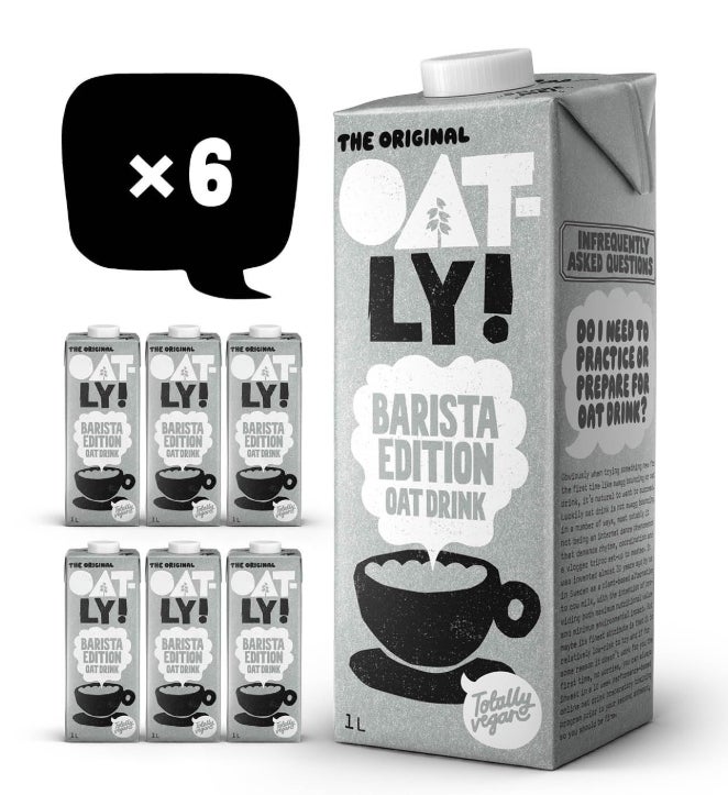 Oatly Barista Haferdrink Barista Edition - 6er-Pack jetzt reduziert auf Amazon!