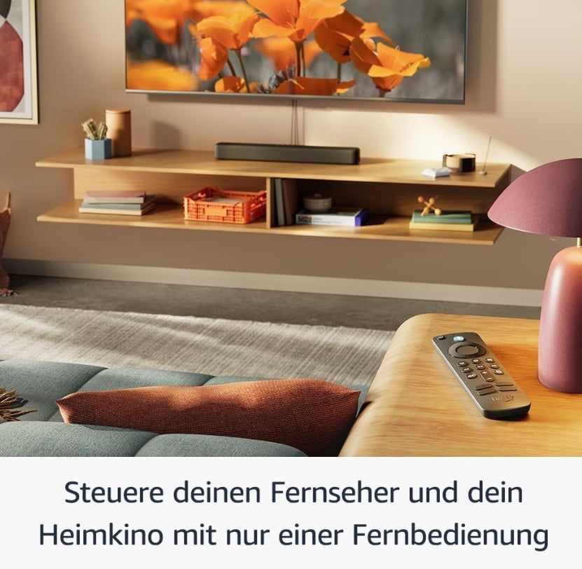 Amazon Fire TV Stick HD (Neueste Generation), Free- und Live-TV, Alexa-Sprachfernbedienung, Smart-Home-Steuerung, HD-Streaming 