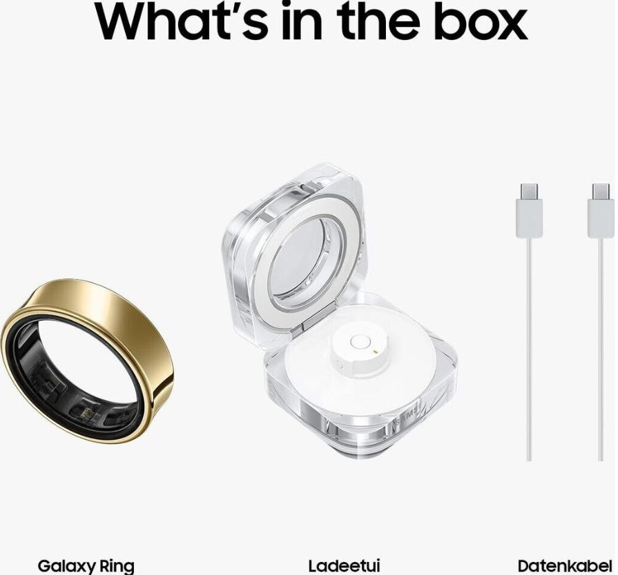 Samsung Galaxy Ring Titanium Gold Size 15 