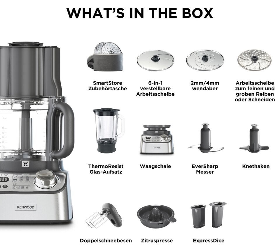 Kenwood MultiPro XL Weigh+ FDM72.990SS 