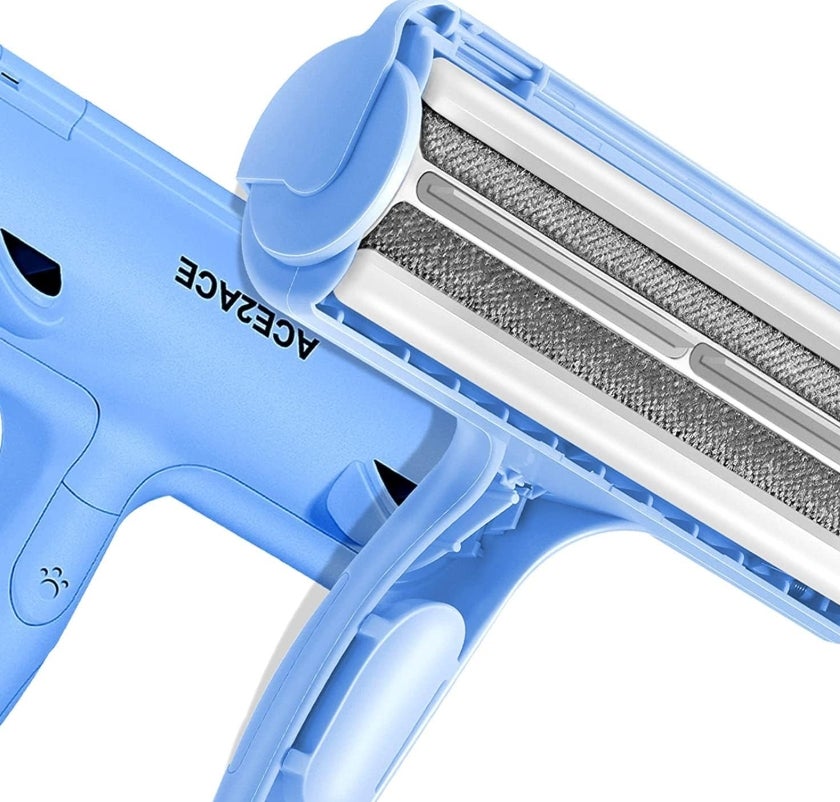 ACE2ACE Fusselrolle Tierhaare, Tierhaarentferner, Fusselbürste Tierhaare für Hundehaare und Katzenhaare, Hundehaarentferner für Sofa, Bett, Teppich, Kratzbaum