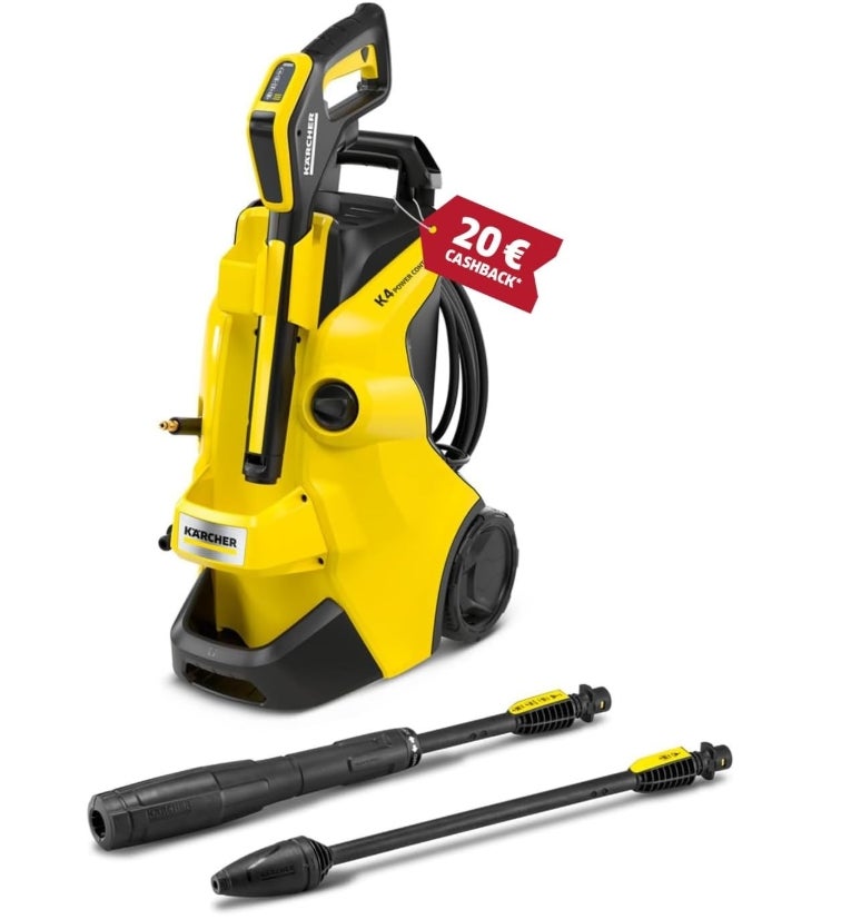 Kärcher Hochdruckreiniger K 4 Power Control: Clevere App-Unterstützung - die passende Lösung für stärkere Verschmutzungen