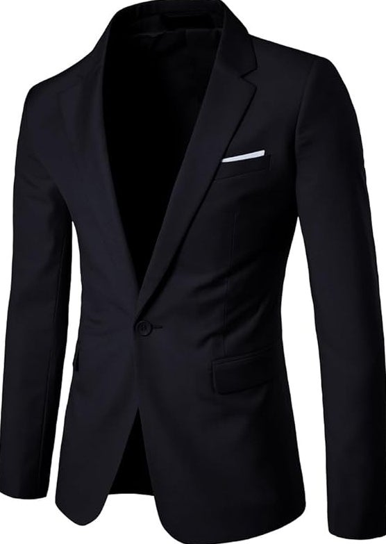 Generisch Herren Sakko Blazer Sport Anzugjacke Sportlich Business Freizeit Jackett 