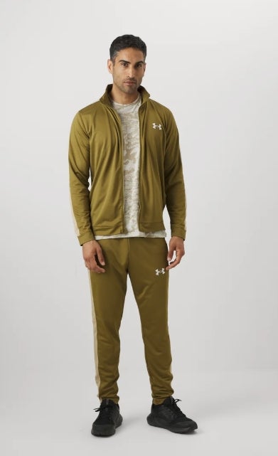 Under Armour RIVAL TRACK SUIT - Trainingsanzug - grün 