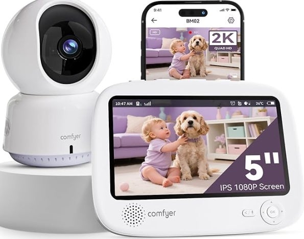 Comfyer 4 Split-Screen Smart Babyphone 