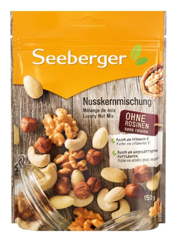 Seeberger Nusskernmischung: Pure Nuss Mischung aus knackigen Haselnusskernen, Mandeln, Walnüssen und Cashewkernen&nbsp;