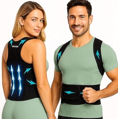 Roar® Haltungstrainer Damen Herren – Rückengurt Haltung, Geradehalter Rücken 