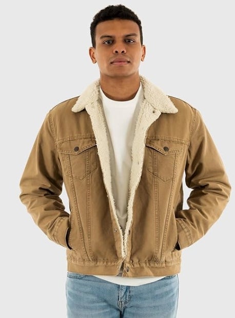 Levi's Herren Type 3 Sherpa Trucker Jacke 