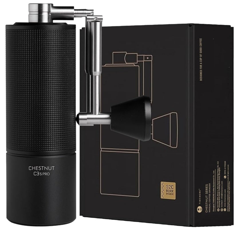 TIMEMORE Chestnut C3S Pro Ganzmetall Kaffeemühle Manuelle Mit Präziser Mahlgradeinstellung 