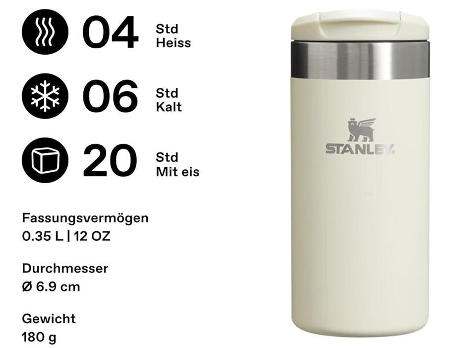 Stanley 1913 Aerolight Transit Thermobecher 0.35L - Hält 4 Stunden Heiß 