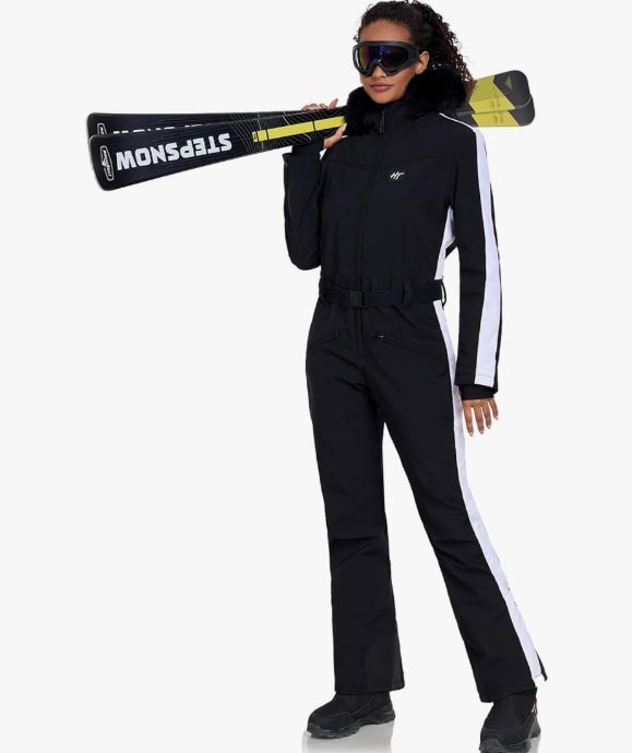 HOTIAN Damen Skianzug Einteiler Skioverall 