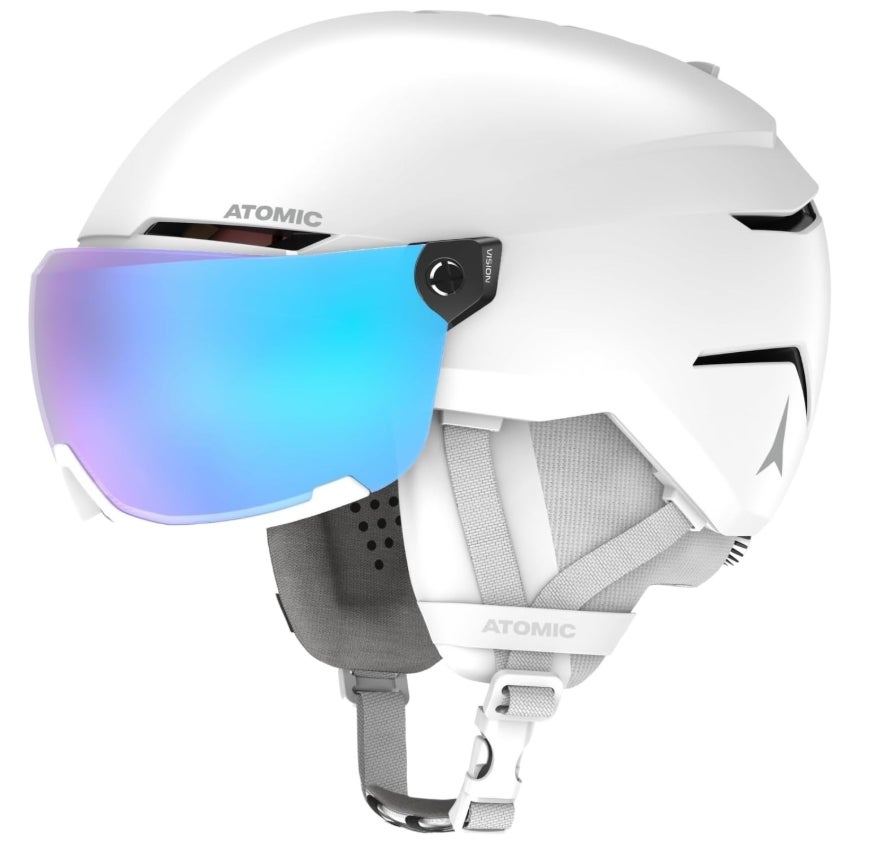 Atomic Savor Visor Stereo Skihelm mit Visier - Snowboard- & Ski-Helm mit Brille  