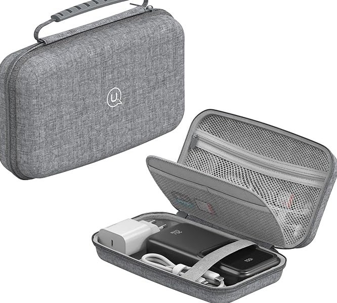 enablink wasserdichte elektronische Organizer Kabeltasche, tragbare doppellagige Kabeltasche 