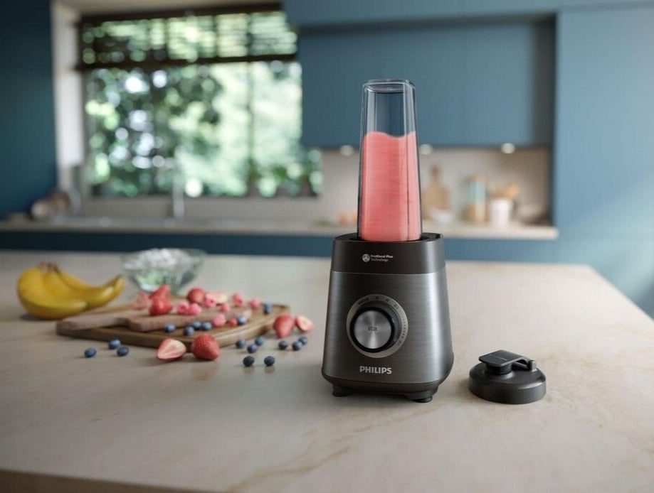 Philips 5000 Series Standmixer HR3041/00 Grau Schwarz 