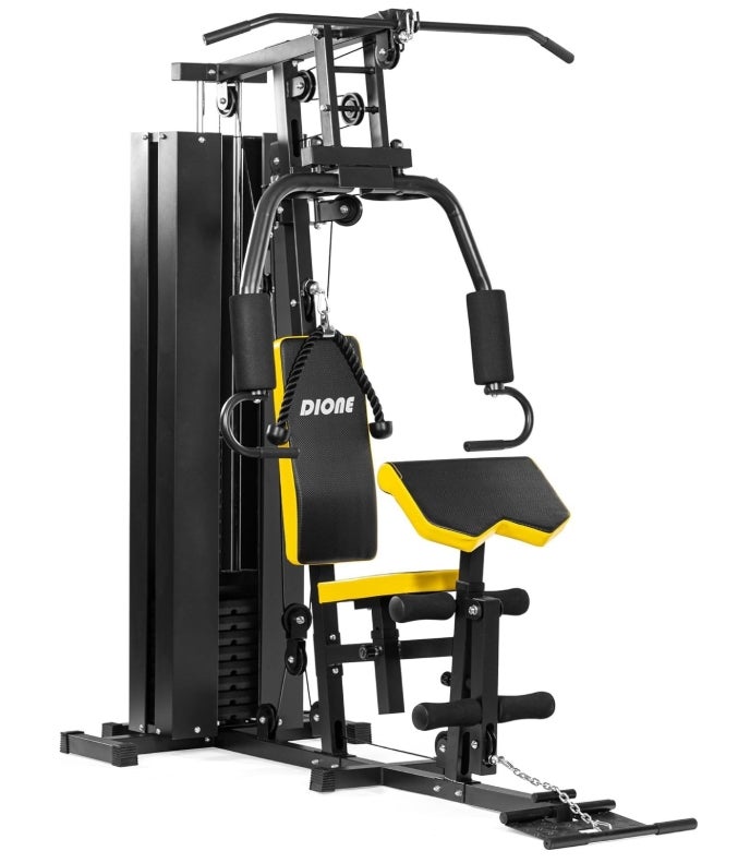 Dione HG3 - Fitnessstation - Multi-Gym - Krafstation - Mit 45 kg Gewichte - Erweiterbar auf 100 kg - Homegym