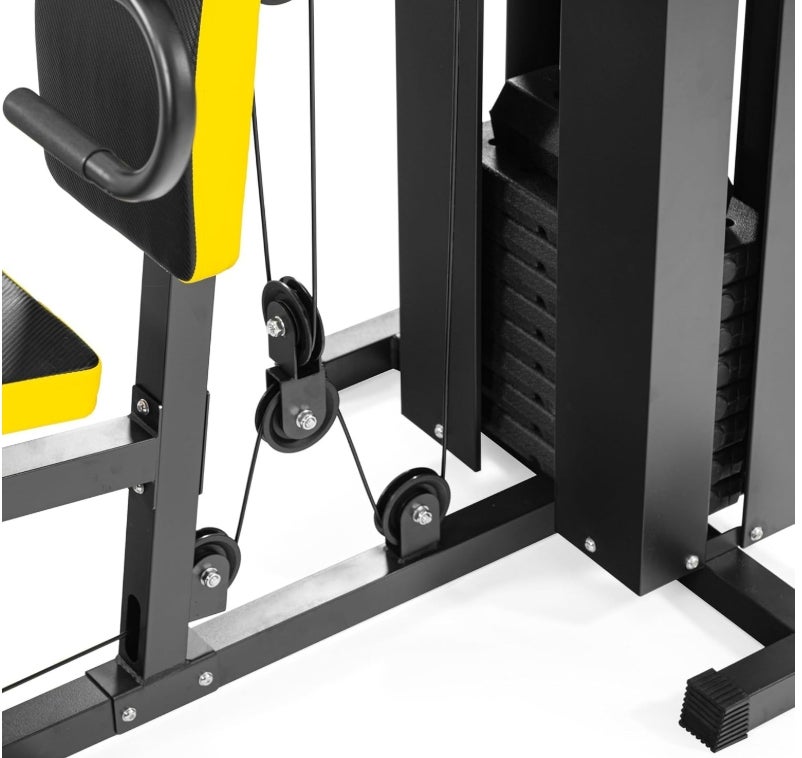 Dione HG3 - Fitnessstation - Multi-Gym - Krafstation - Mit 45 kg Gewichte - Erweiterbar auf 100 kg - Homegym