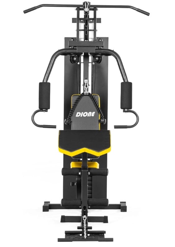Dione HG3 - Fitnessstation - Multi-Gym - Krafstation - Mit 45 kg Gewichte - Erweiterbar auf 100 kg - Homegym