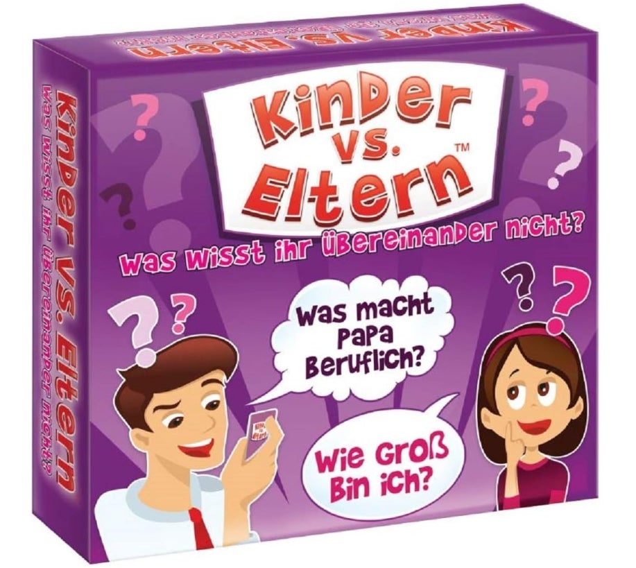 Kinder vs Eltern Spiel Was Wisst ihr Übereinander Nicht Gesellschaftsspiele ab 6 Jahre Brettspiele Familienspiele Kartenspiele Kinderspiele Familienquiz Partyspiele Quiz Spiel | 54 Karten | 216 Fragen 