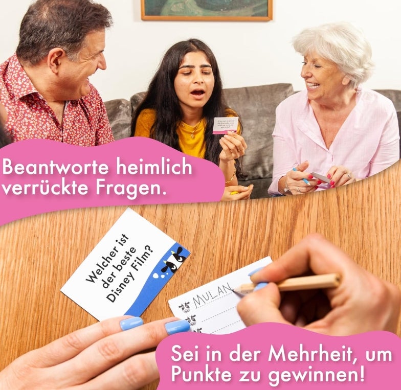 Herdentier Brettspiel: Wie gut kennst du Deine Familie und Freunde? | Lustiges Familien Brettspiel für Erwachsene und Kinder ab 10 Jahren. 