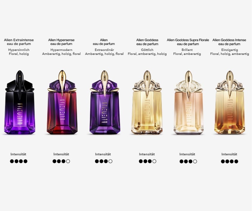 MUGLER Alien Extraintense Eau de Parfum, Damen-Parfum, Floraler, holziger und vanilleartiger Duft, Extra-feminin und extra-sinnlich 