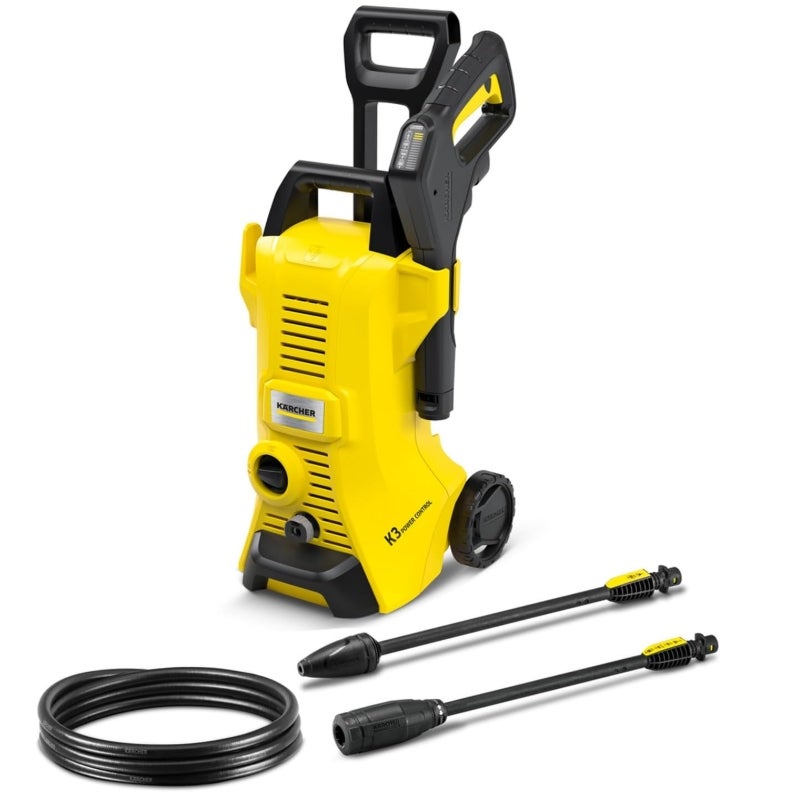 Kärcher Hochdruckreiniger K 3 Power Control: Clevere App-Unterstützung - für eine effektive Reinigung bei alltäglichen Verschmutzungen, Gelb 