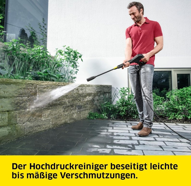 Kärcher Hochdruckreiniger K 3 Power Control: Clevere App-Unterstützung - für eine effektive Reinigung bei alltäglichen Verschmutzungen, Gelb 
