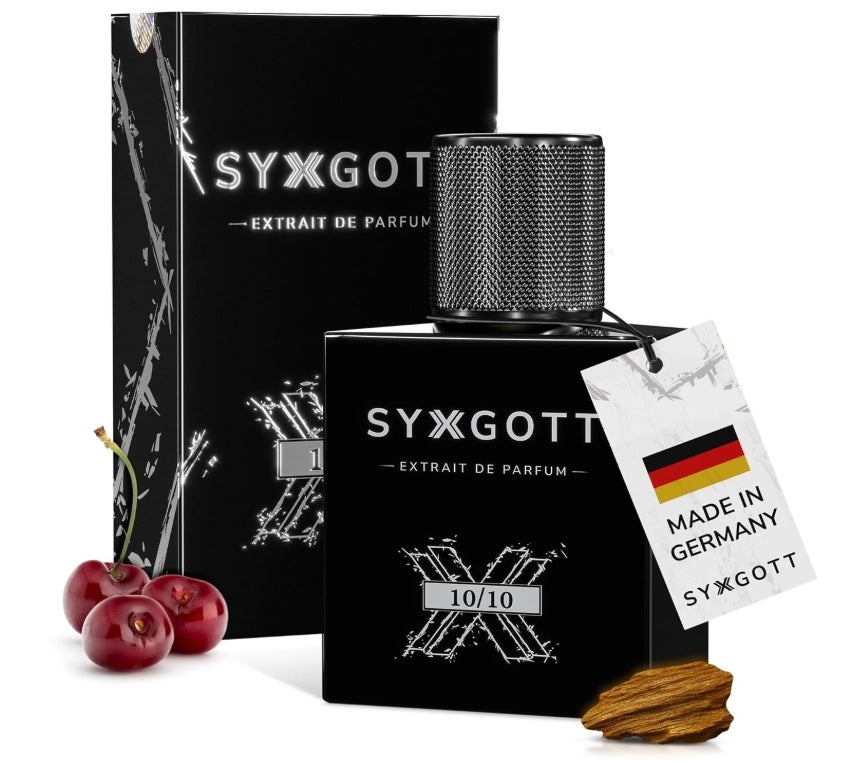 SYXGOTT 10/10 Männerparfum mit Pheromon Öl | Extrait de Parfum für Herren | Parfumprobe inklusive | Oud, Kirsche, intensiv | perfekter Frühling & Sommerduft 