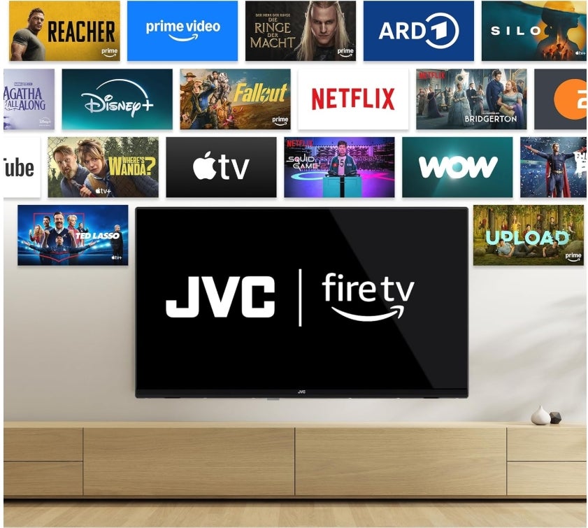 JVC Fernseher 40 Zoll Fire TV Full HD Smart TV HDR Fernseher mit Alexa Sprachsteuerung und Triple Tuner, LED TV LT-40VRF3555 (2026)&nbsp;
