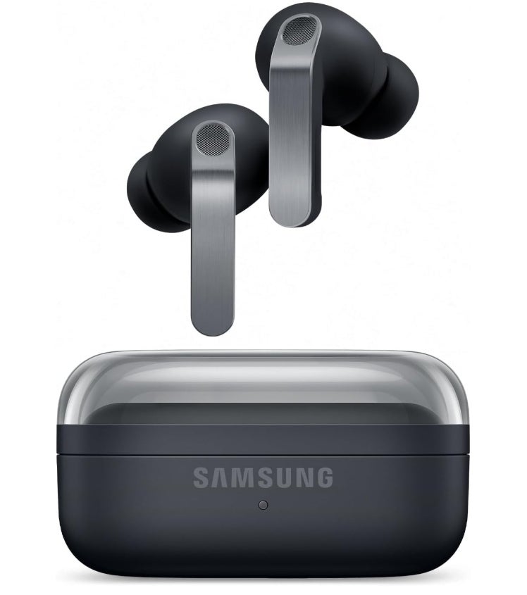 Samsung Galaxy Buds4 Pro, Kabellose Hi-Fi Bluetooth-Kopfhörer, 2-Wege-Lautsprecher, Geräuschunterdrückung per Adaptive Noise Cancelling, In-Ear-Ohrhörer, 360 Audio, AI Agent mit Sprachsteuerung, Black 