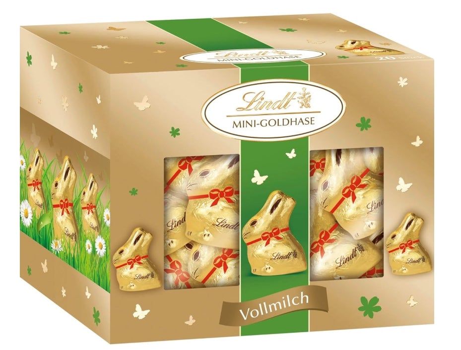 Lindt Mini Goldhase 200g | Edle Vollmilch-Schokolade im goldenen Hasen-Design | Osterschokolade für Kinder & Erwachsene | Süßes Geschenk zu Ostern | Klassiker von Lindt im Frühlingslook 