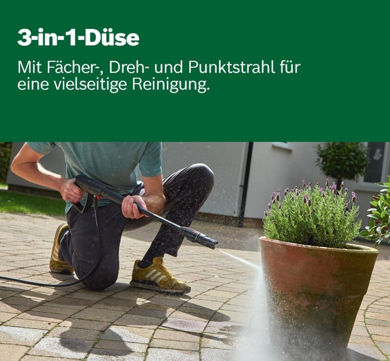 Bosch Home and Garden Bosch Hochdruckreiniger UniversalAquatak 135 (3-in-1-Düse, Schaumdüse, transparenter Wasserfilter, Hochdruckpistole, 7 m Schlauch, 5 m Kabel, 1900 Watt 