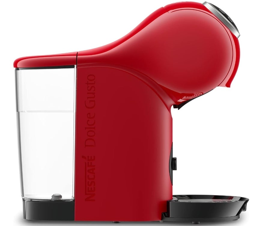 NESCAFÉ Dolce Gusto Genio S Plus von Krups, kompakte Kaffeekapselmaschine, 0,8 Liter Kapazitat, 1500 Watt, automatische Entkalkungswarnung, rot, KP3405 