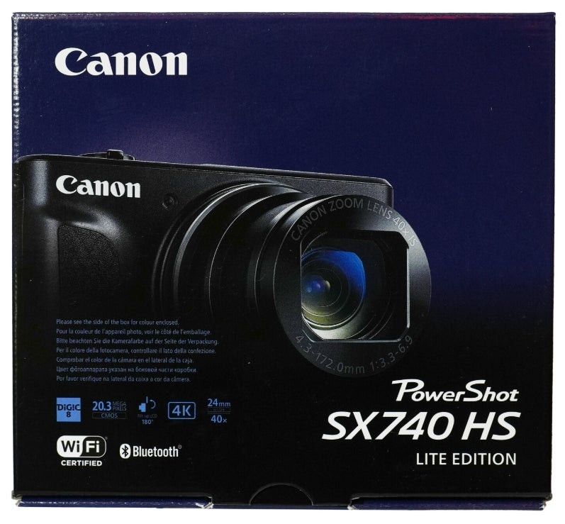 Canon PowerShot SX740 HS Lite schwarz 