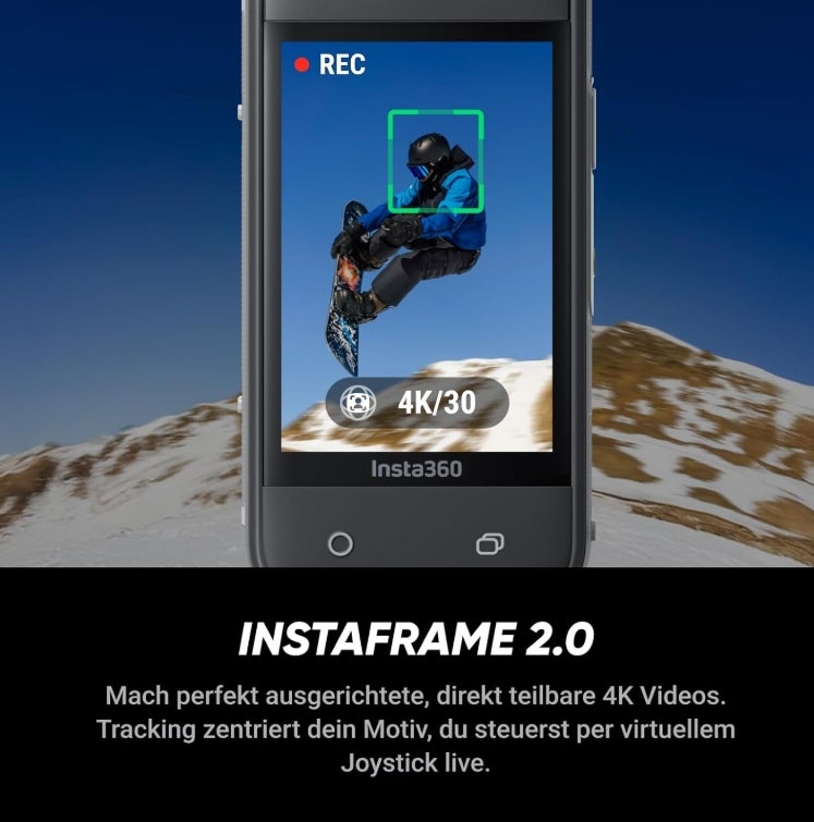 Insta360 X5 Must-Have-Bundle - wasserdichte 8K 360°-Kamera, Führend bei wenig Licht, Unsichtbarer Selfie-Stick-Effekt, robuste & auswechselbare Linsen, 3 h Akku, Integr. Windschutz, Stabilisierung